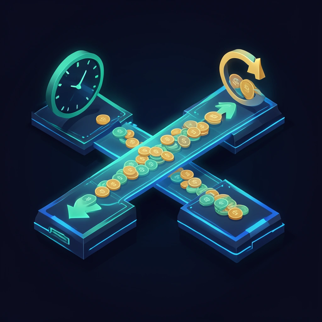 A one-day money bridge crossing and looping back