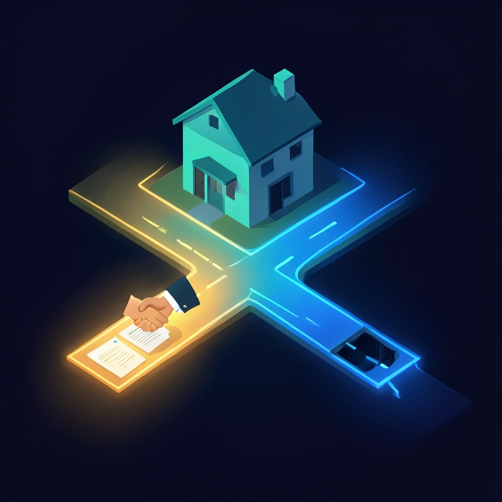 A forked road: one fair and transparent, one with a hidden trap